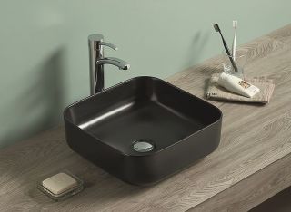 Раковина Art&Max 38см чёрный матовый AM-78110-MB